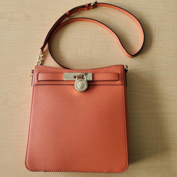 Michael Kors Handbags - Michael Kors Hamilton Messenger Bag Tangerine